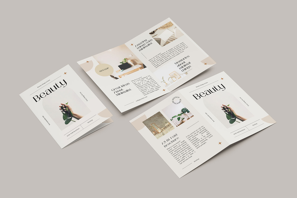A5 Bifold Brochure Mockup