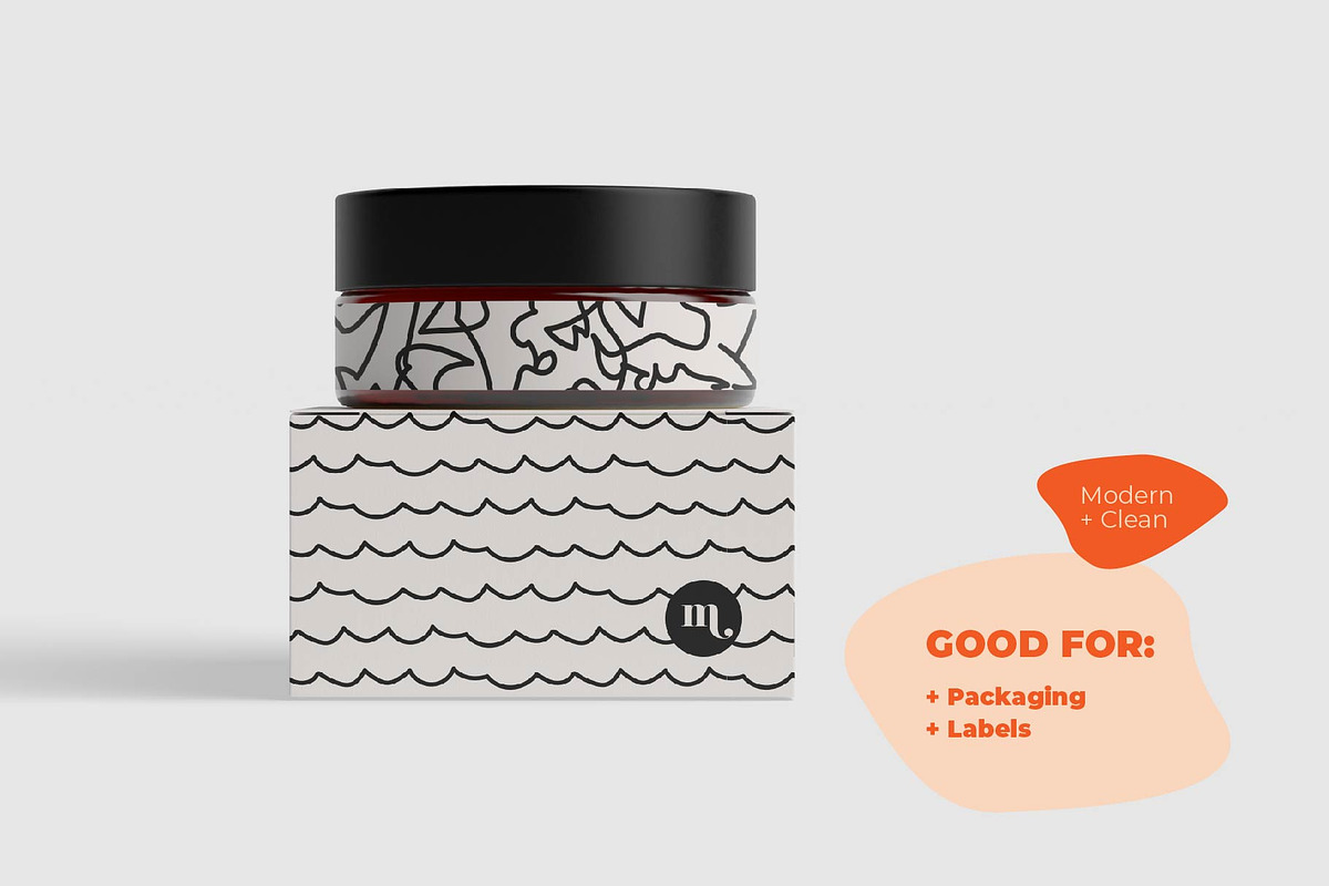 Squiggle Pattern Collection, a Pattern Graphic by Maddie Jensen Design (Photo 4 of 7)
