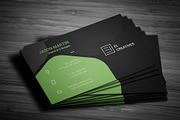 Creative Green Business Card, a Business Card Template by bouncy (Thumbnail 1 of 3)