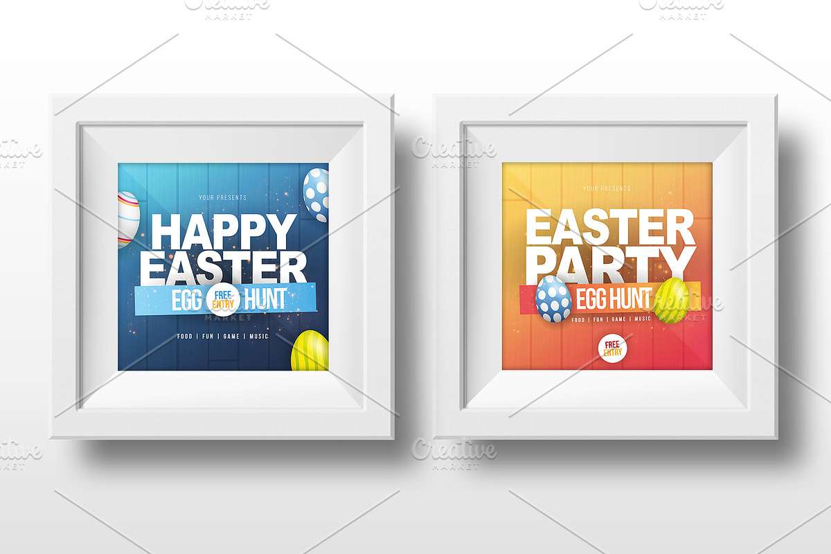 Easter Egg Hunt Social Media Banners, a Social Media Template by Leo Edition (Photo 4 of 4)