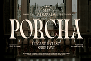 Porcha - Elegant Serif Font, a Serif Font by MaikoHatta (Thumbnail 1 of 9)