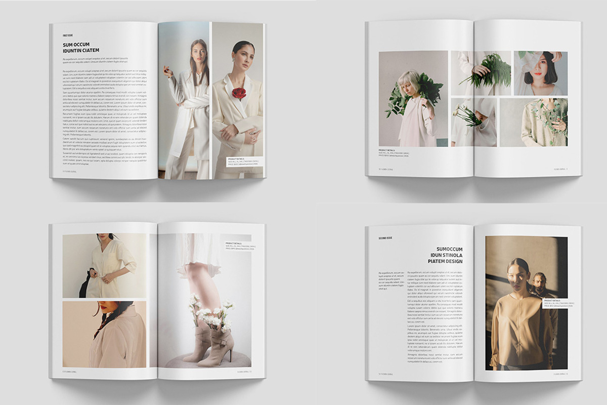 A5 Fashion Journal, a Brochure Template by Bookrak Graphic Design (Photo 5 of 9)