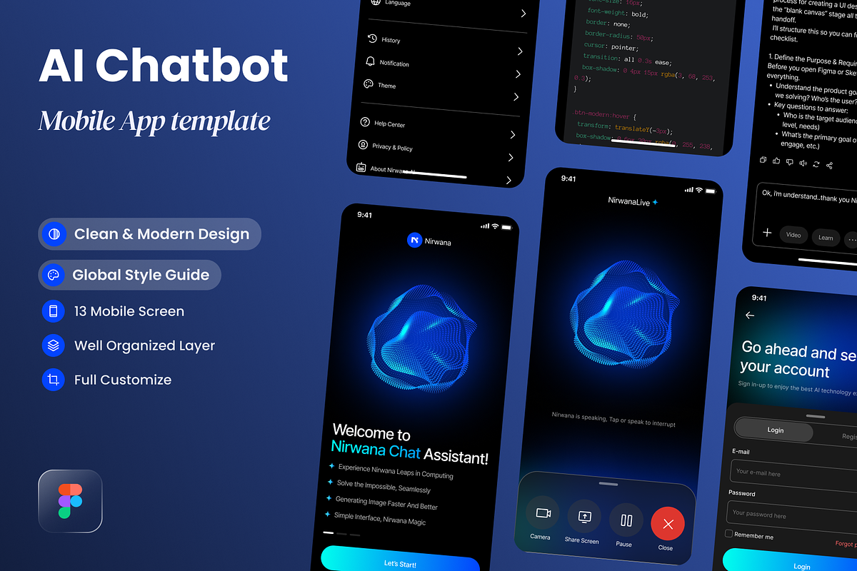 Nirwana - AI Chatbot Mobile Apps