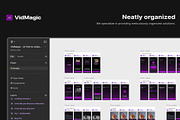 VidMagicAI Text to video creator app, an UI Kit Template by Creative Perspective (Thumbnail 4 of 6)