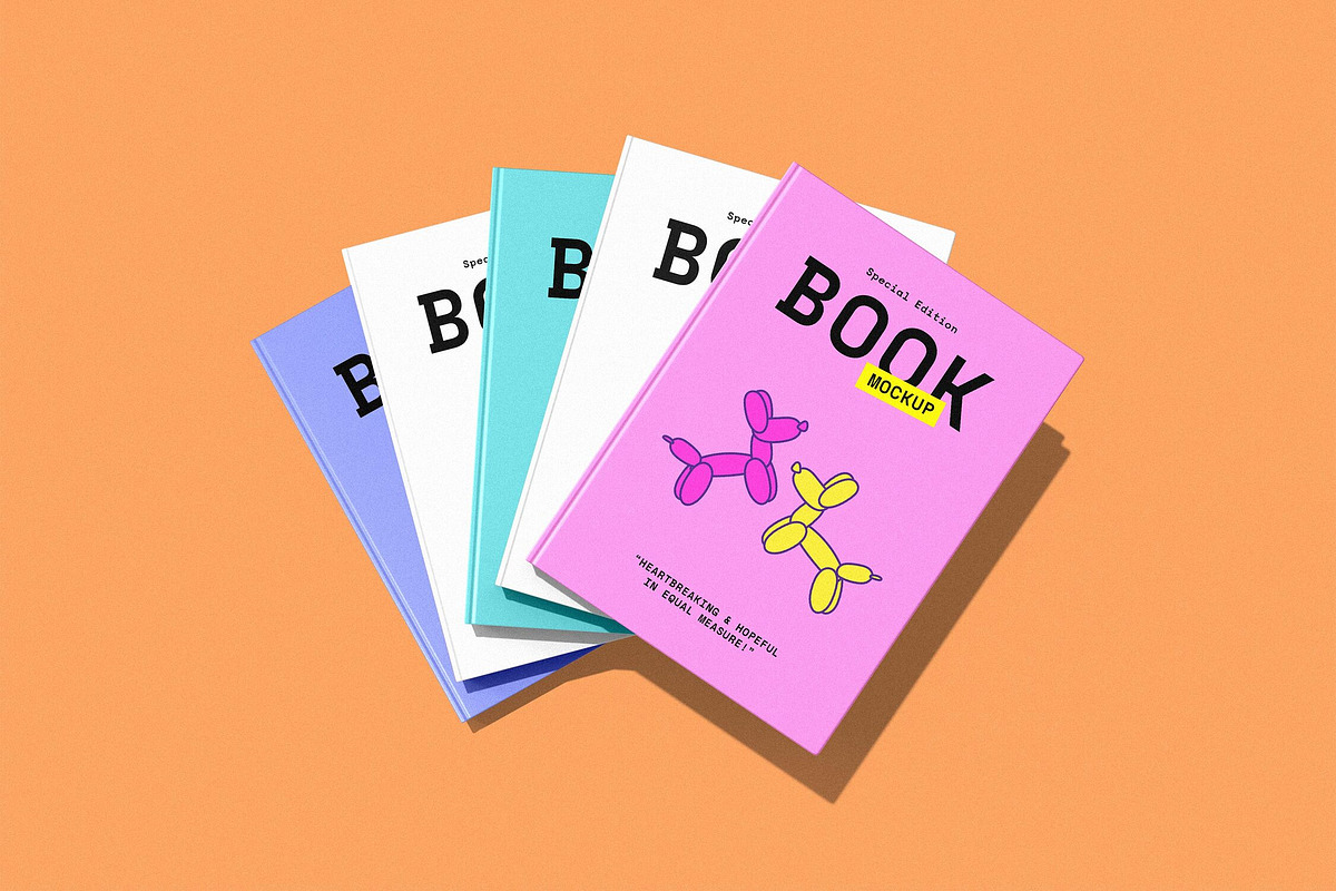 Book Mockup Collection, a Pens & Pencil Mockup by Design Squad (Photo 8 of 9)