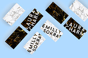 MARBLE PLAY Business Card Template, a Business Card Template by cadinera (Thumbnail 9 of 9)