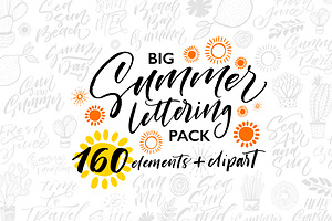 Big Summer Lettering Pack.