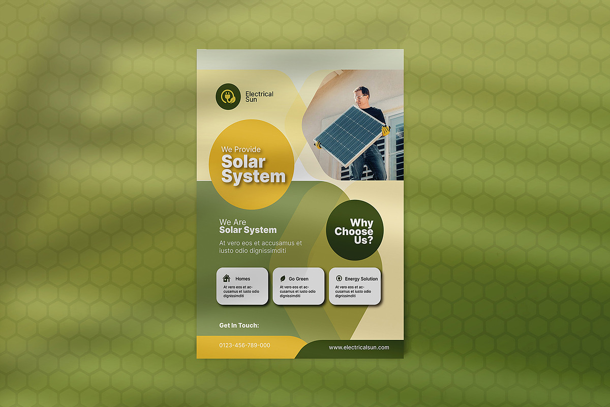 Solar - Poster Template, a Poster Template by StreaksideStd