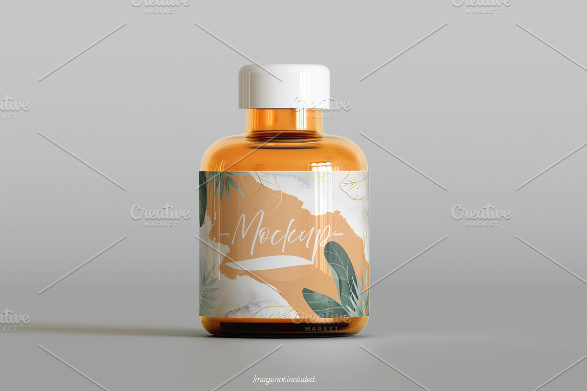 Pills Bottle Mockup Bundles, a Cups & Container Mockup by Ambo Ampeng (Photo 2 of 22)