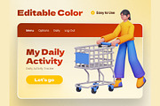 Daily Activity 3D Characters, a Characters & Person 3D Model by Rakata Studio (Thumbnail 4 of 6)