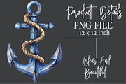 Vintage Nautical Summer Clipart, an Illustration by Rose Art (Thumbnail 6 of 7)