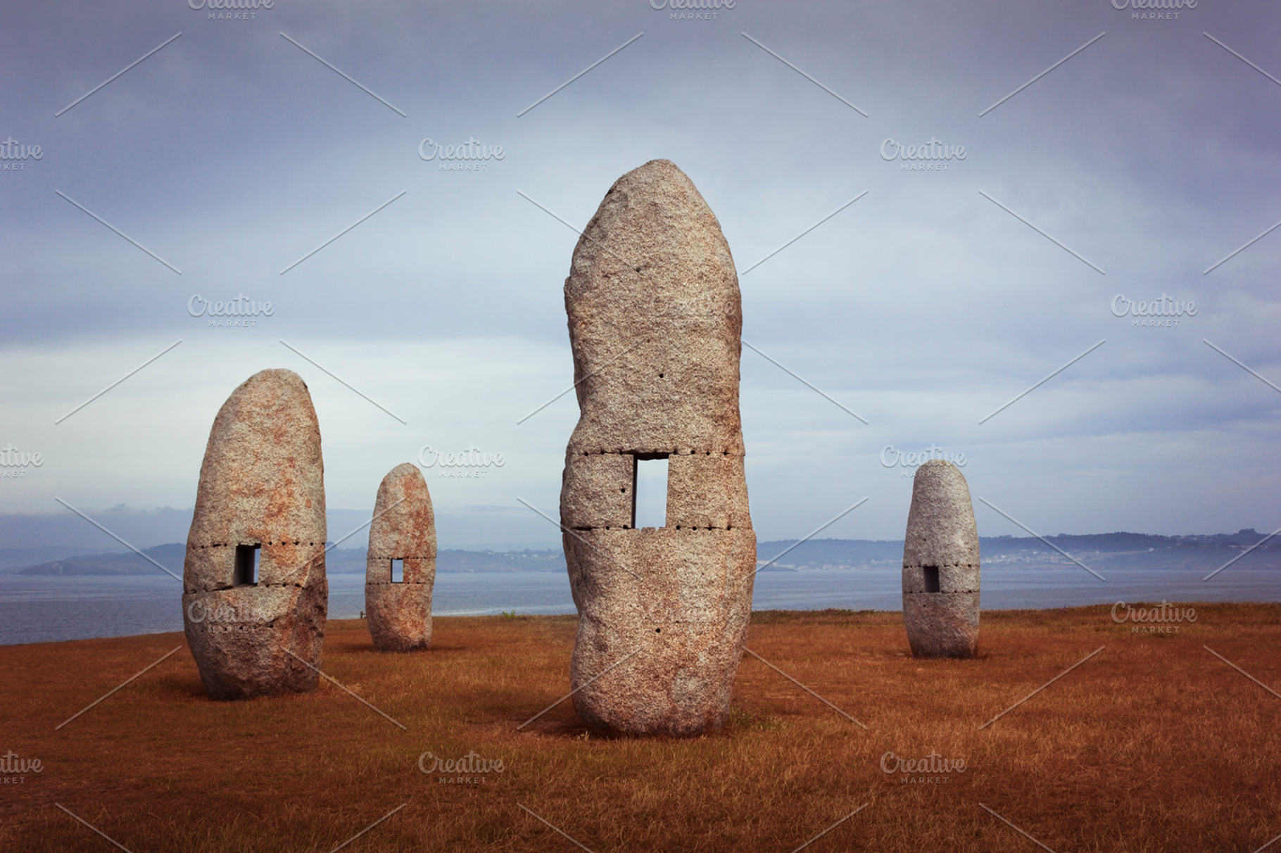 Megalithic stones stock photo containing european culture and past, a Nature Photo by Geasuha
