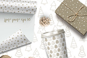 Elegant Christmas patterns, a Pattern Graphic by Cozy pattern shop (Thumbnail 2 of 5)
