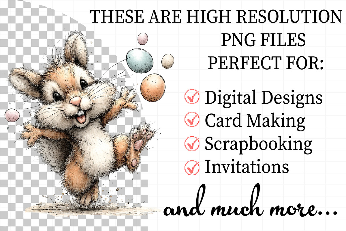 Whimsical Easter Animal Clipart, an Illustration by Daily.Designs (Photo 2 of 8)