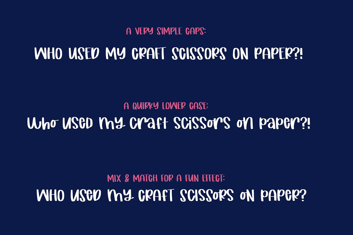 Losing My Marbles - A thick font preview 3