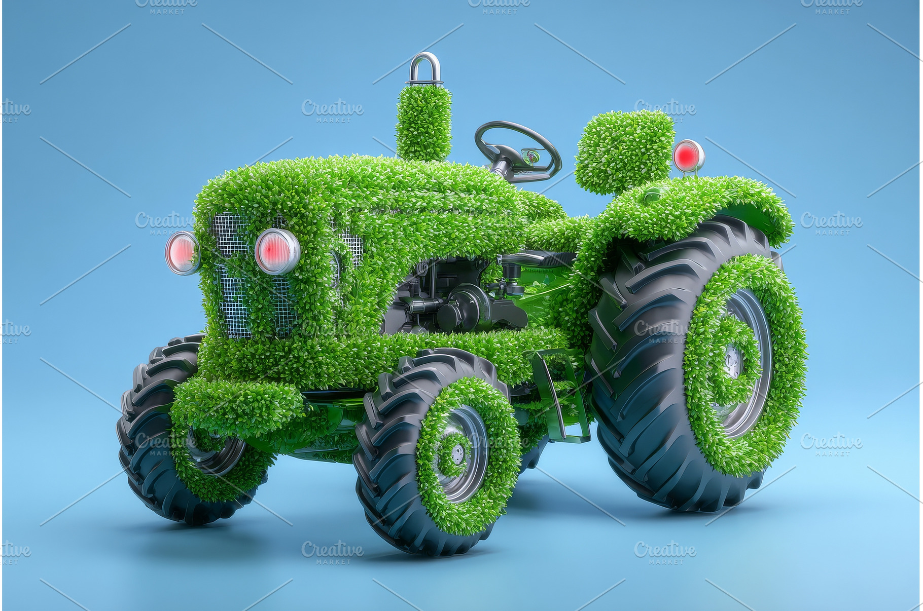 Concept of a green low emission, a Transportation Photo by ZinetroN