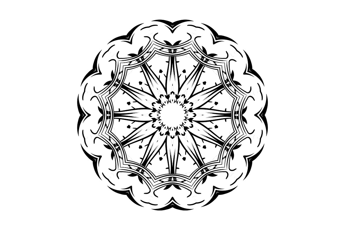 Premium Mandala Illustration Pack, a Decorative Illustration by NJ Himel (Photo 23 of 101)