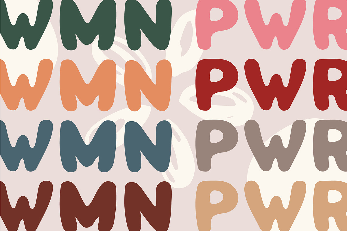 WMN Power | Spring Playful Font, a Font by Anna Zakharchenko (Photo 11 of 17)