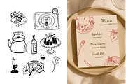 Whimsical Retro Table Clipart, a Decorative Illustration by Heartwarming Art (Thumbnail 5 of 8)