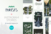 Instagram Stories Forests | CANVA, a Social Media Template by Poego Social (Thumbnail 1 of 12)