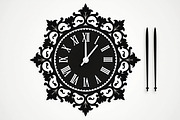 Vintage Wall Clock Victorian design, an Illustration by Amazin_art (Thumbnail 10 of 21)