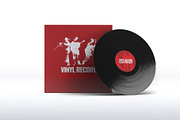 Vinyl Record Sleeve Mock-Up, a Product Mockup by Se٧enStudio (Thumbnail 3 of 9)