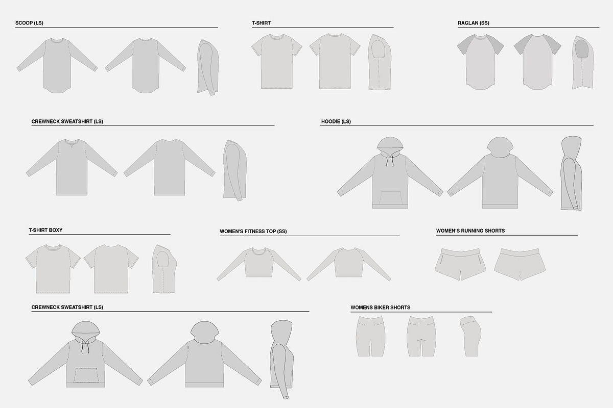 Athleasure Gym Tech Pack Builder, an Apparel Mockup by Swatch Supply (Photo 5 of 11)