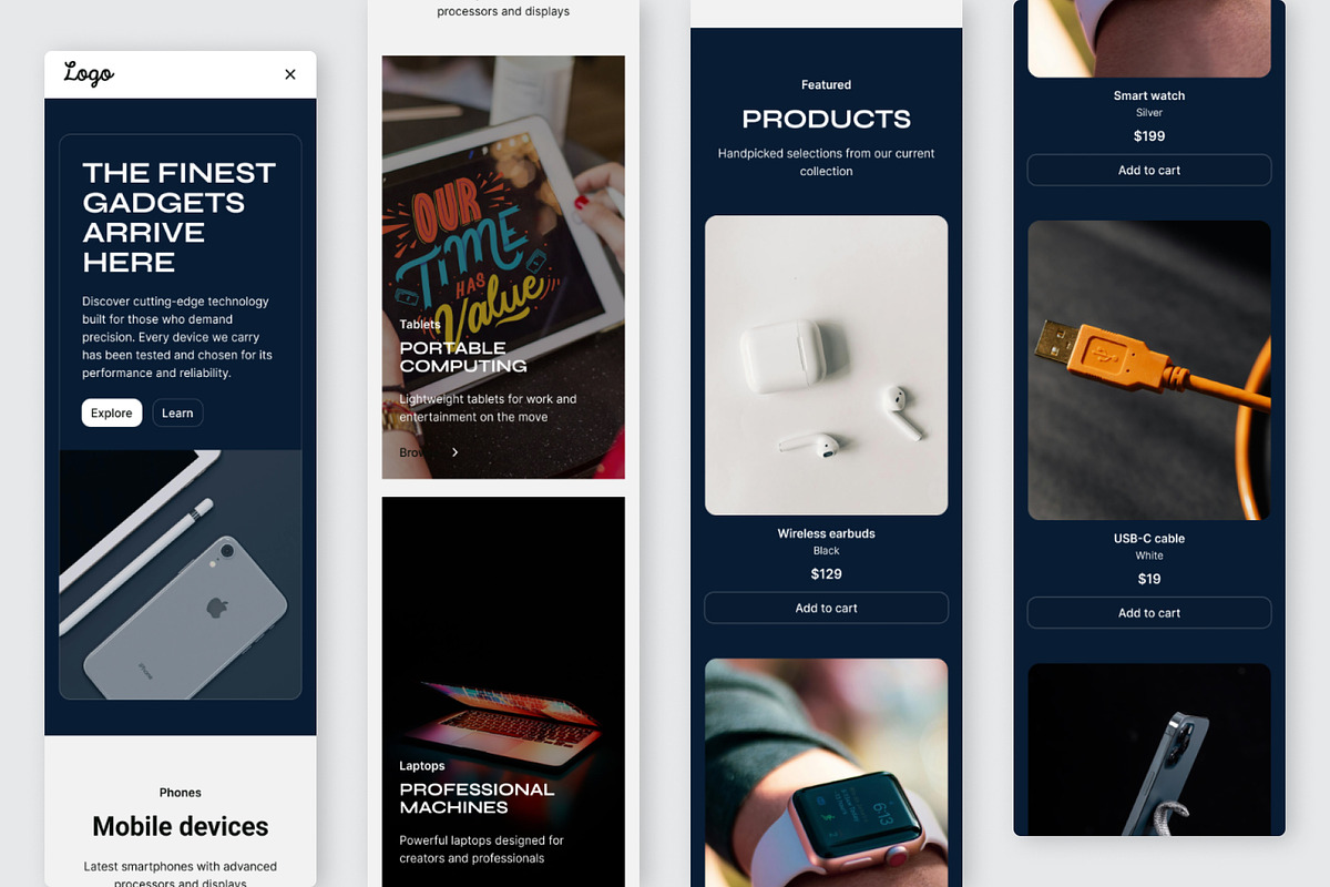 Gadgets - Landing Page, a Landing Page Template by RPWDS (Photo 3 of 3)