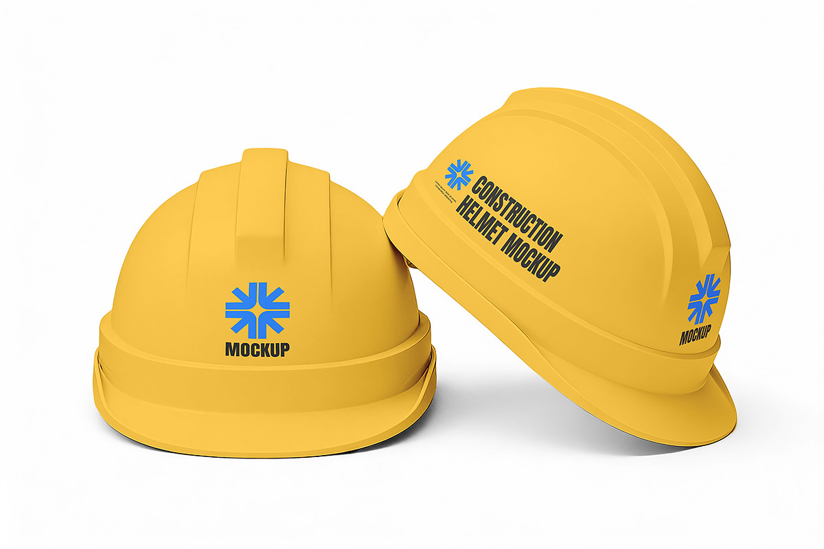 Construction Helmet Mockup, a Product Mockup by Pitchlook.Studio (Photo 4 of 4)
