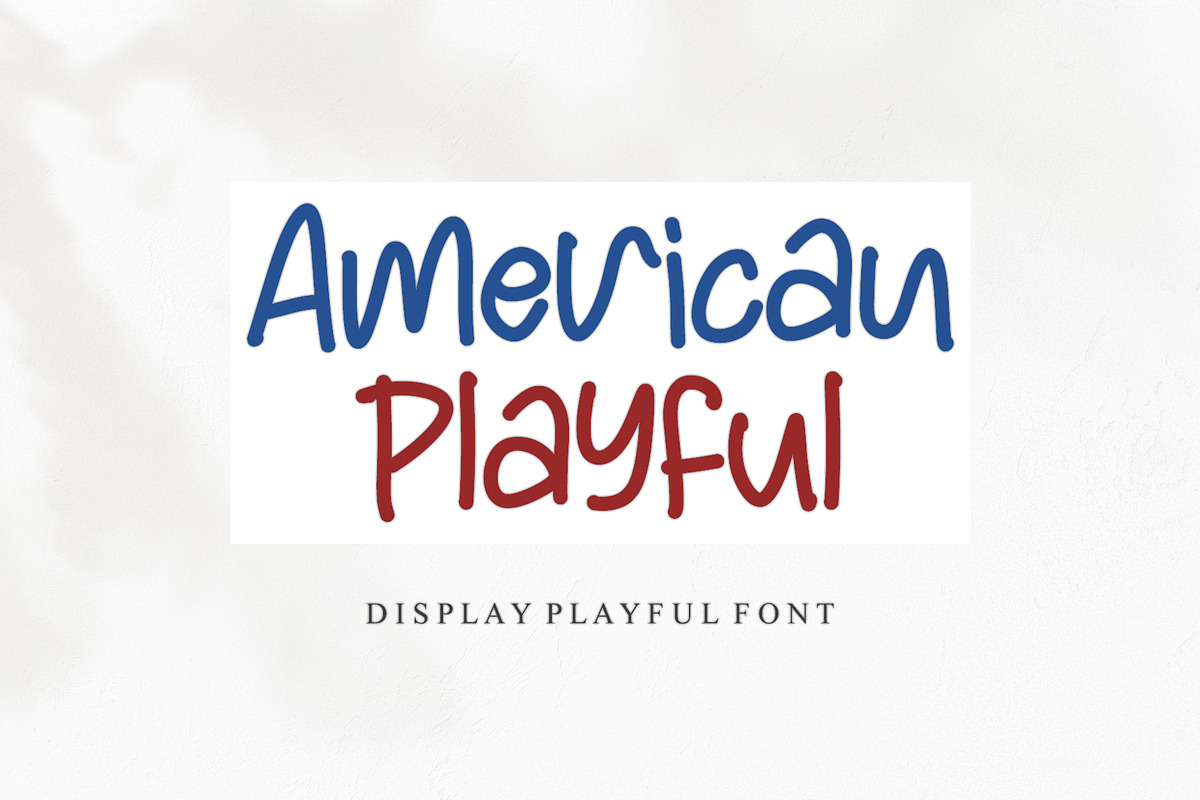 American Playful, a Handwritten Font by Letterafa Studio (Photo 1 of 5)