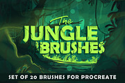 The Jungle: Procreate Brushes, a Brush Add-On by Leonard Posavec (Thumbnail 8 of 8)