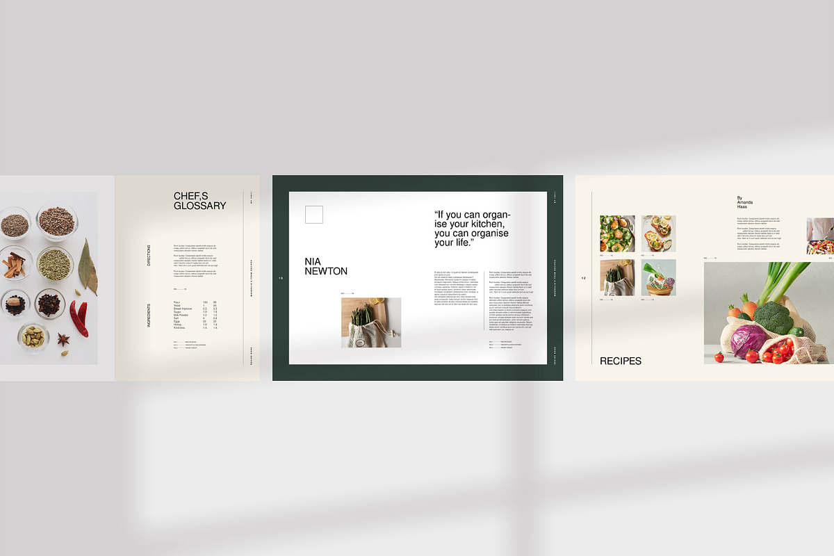 Cookbook | Recipe Book, a Brochure Template by S A N D Y (Photo 8 of 12)