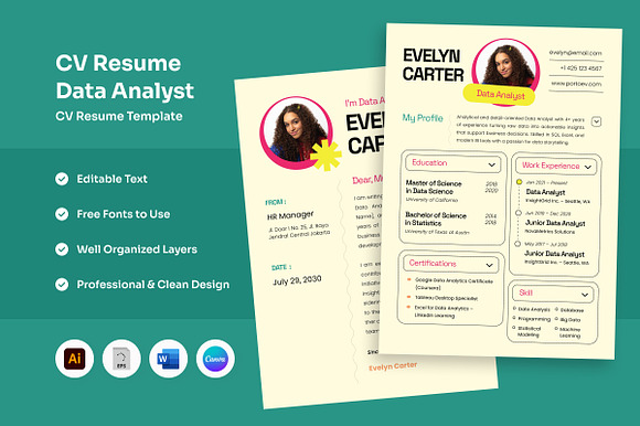 Digital CV for Software & Tech Jobs preview 3