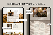 Wedding Photographer Website WIX, a Wix Template by Warmsoulgallery (Thumbnail 5 of 10)