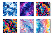 Acrylic Pour Digital Papers Pattern, a Pattern Graphic by Canvas Craft (Thumbnail 3 of 6)