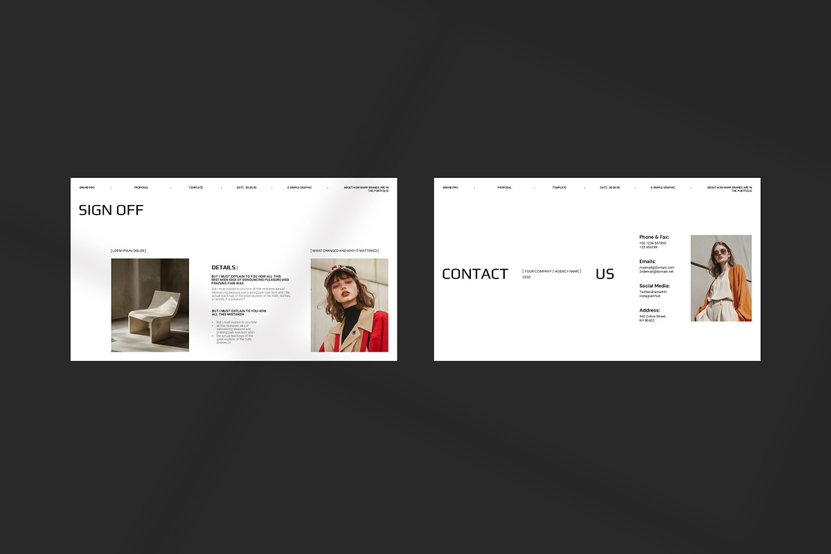 Brand Proposal Presentation Template, a Presentation Template by PrintIdea (Photo 7 of 7)