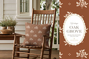 Oak & Acorn Autumn Patterns - Orange, a Pattern Graphic by Eclectic Anthology (Thumbnail 8 of 13)