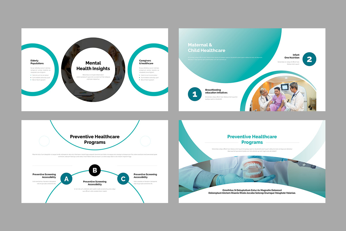 Medical Health Report Template, a Presentation Template by White Graphic (Photo 8 of 11)