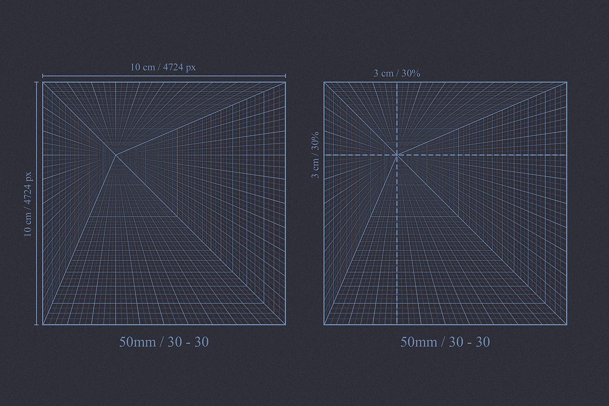 Perspective Grids Vol 2, a Background Graphic by Honnum Graphic Art (Photo 2 of 9)