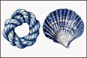 Vintage Navy Blue Sailing Clipart, an Illustration by Sublimation Artist (Thumbnail 3 of 6)