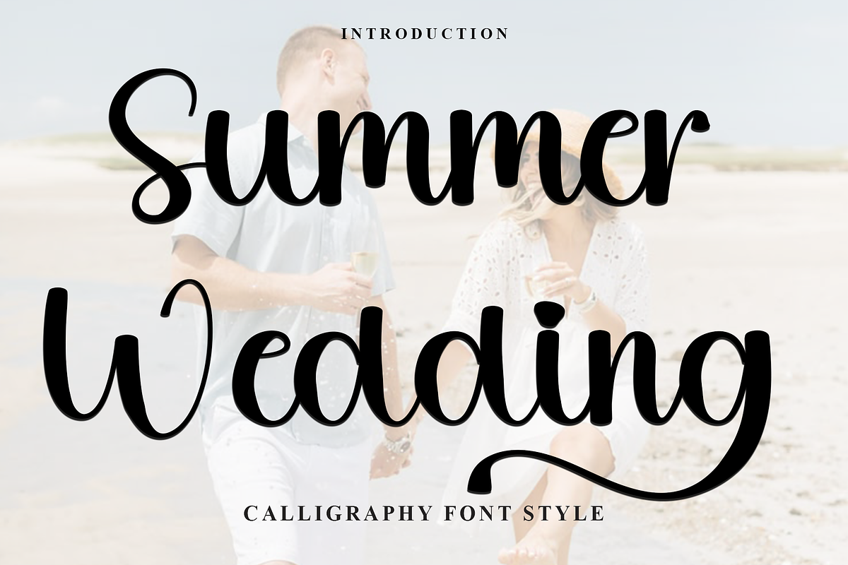 Summer Wedding, a Handwritten Font by FreshTypeINK (Photo 1 of 8)