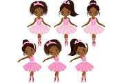 Vector Black Ballerina Clipart, an Illustration by TheCreativeMill (Thumbnail 3 of 4)