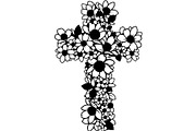 Floral Cross Silhouette, an Object Graphic by Creativeshirt (Thumbnail 19 of 20)