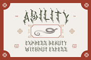 Clister – Blackletter Ornamental, a Blackletter Font by Vadovastd (Thumbnail 4 of 7)