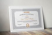 Certificate Word | PSD | AI, a Stationery Template by Curve Design (Thumbnail 1 of 2)