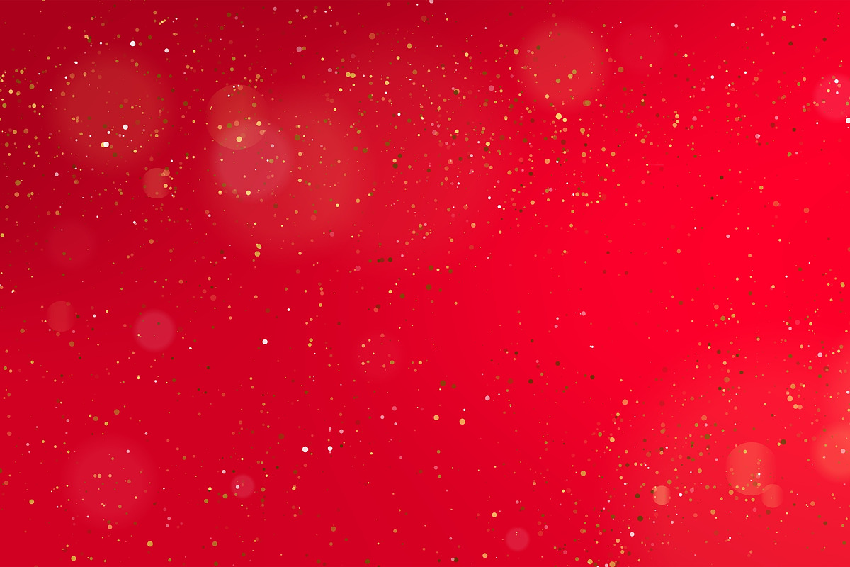 Red Christmas background with, an Object Illustration by Zaie (Photo 3 of 3)