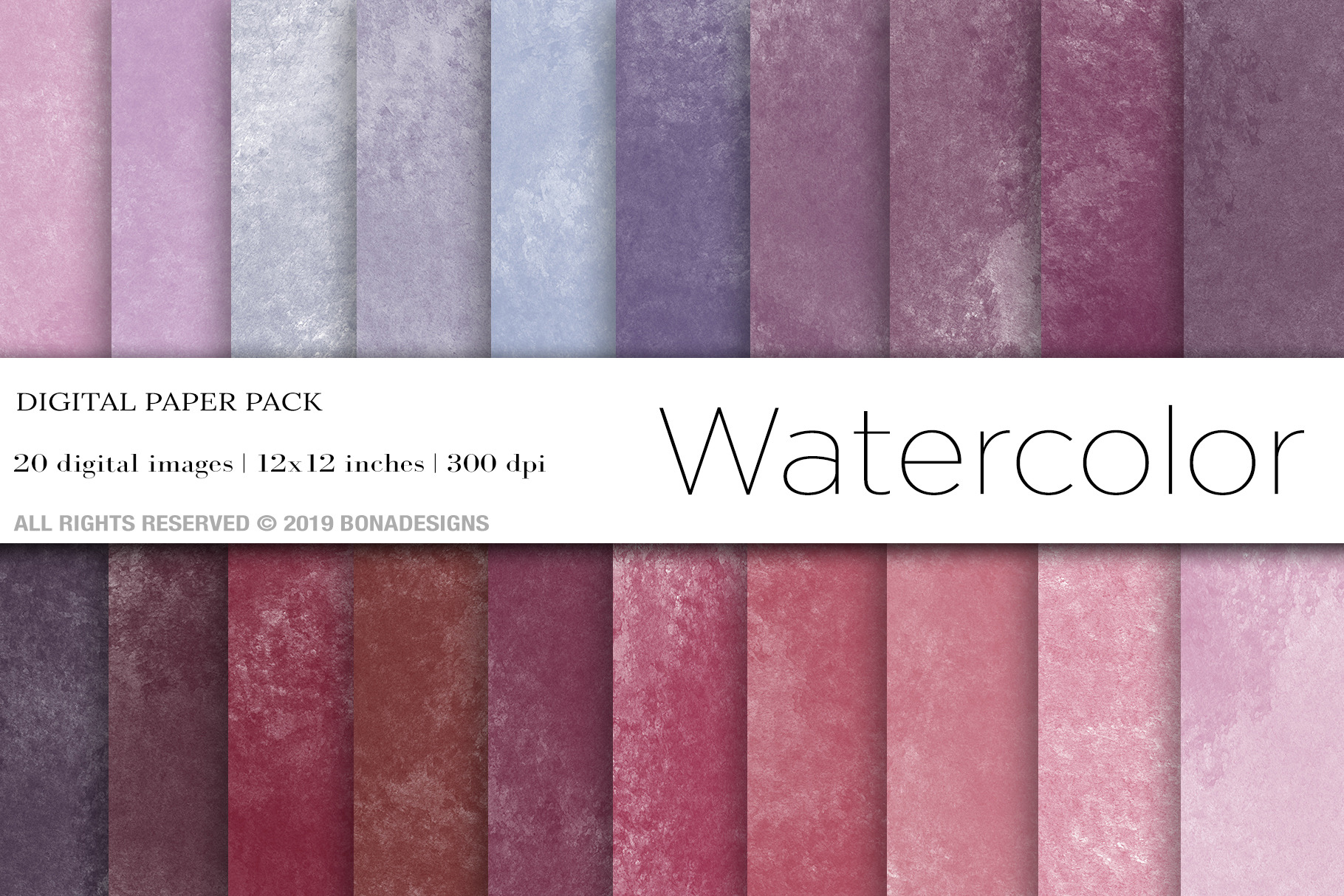 Watercolor Digital Paper,Background, a Texture Graphic by BonaDesigns ...