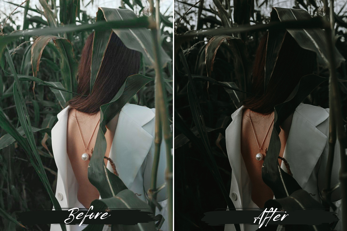 10 Moody Green Lightroom Presets, a Preset Add-On by MEPRESETS (Photo 2 of 9)