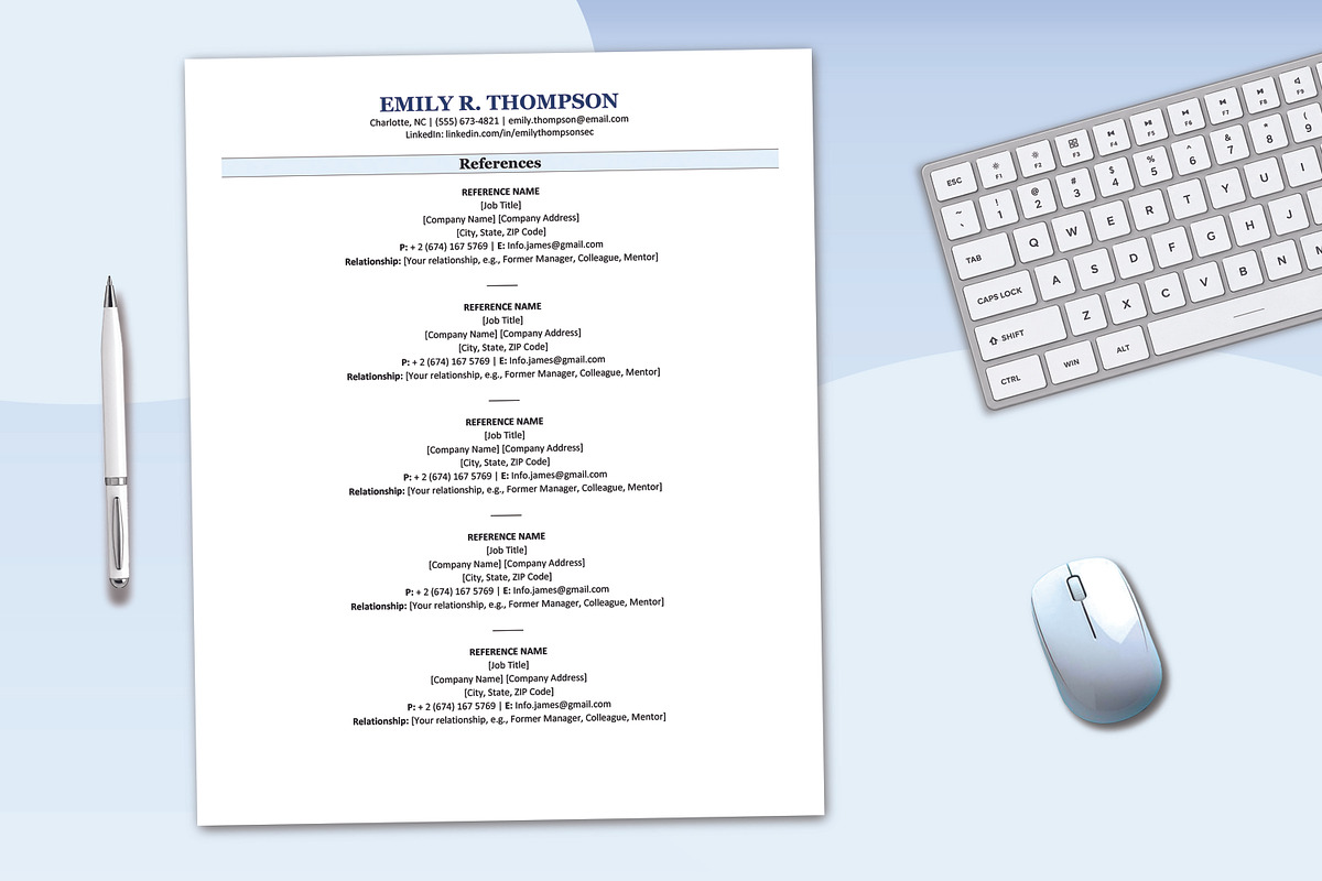 ATS-Friendly Cybersecurity Resume, a Resume Template by Design_Xlab (Photo 5 of 10)