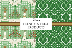 Garden Trellis Pattern Bundle